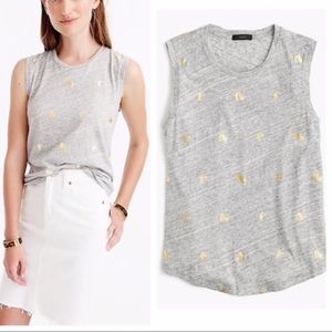 Women’s J. Crew Gold Banana Novelty T-Shirt Size XL